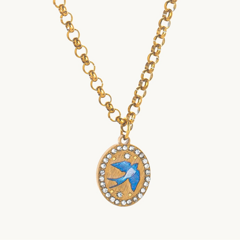 Homeward Swallow Necklace