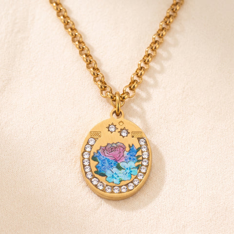 Midnight Rose Necklace