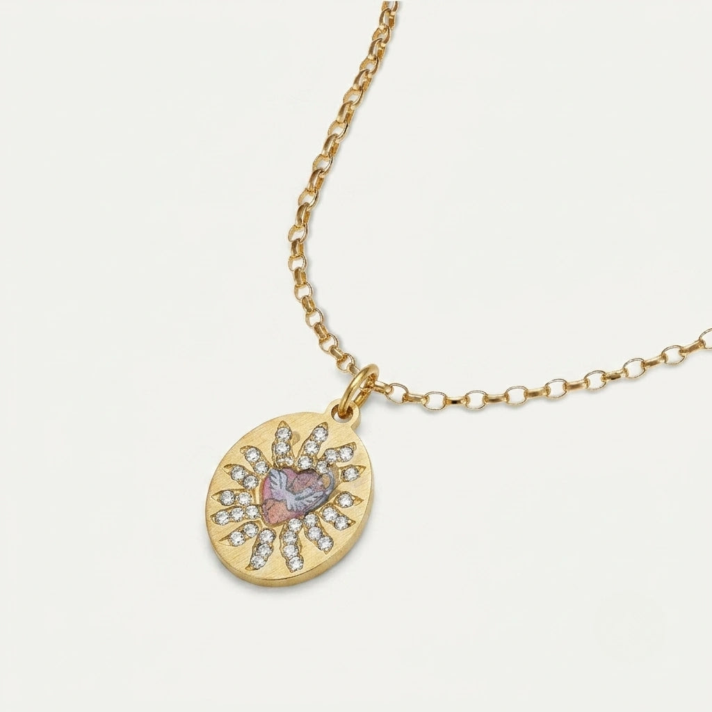 Cherub's Arrow Necklace pendant and chain