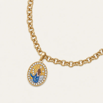 Sea Siren Necklace pendant and chain
