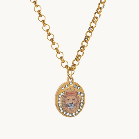 Lion Crest Necklace